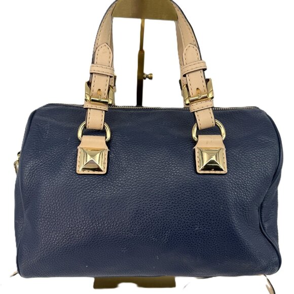 MICHAEL KORS Greyson Med Satchel and BRAND NEW Wallet Set in Blue - Picture 10 of 12